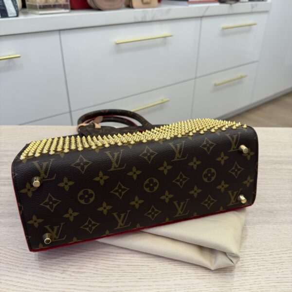 Louis Vuitton x Christian Louboutin Shopping Bag Calf Hair and Monogram Canvas