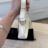 Givenhcy Tumbled Calfskin Mini Voyou Boyfriend Party Bag White