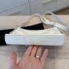 Givenhcy Tumbled Calfskin Mini Voyou Boyfriend Party Bag White