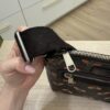Gucci GG Supreme Monogram Web Messenger Bag Black Multicolor
