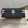 Louis Vuitton Damier Graphite Cufflinks Case Jewelry Case