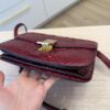 Celine Red/Black Python Medium Classic Box Shoulder Bag
