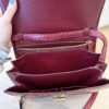 Celine Red/Black Python Medium Classic Box Shoulder Bag