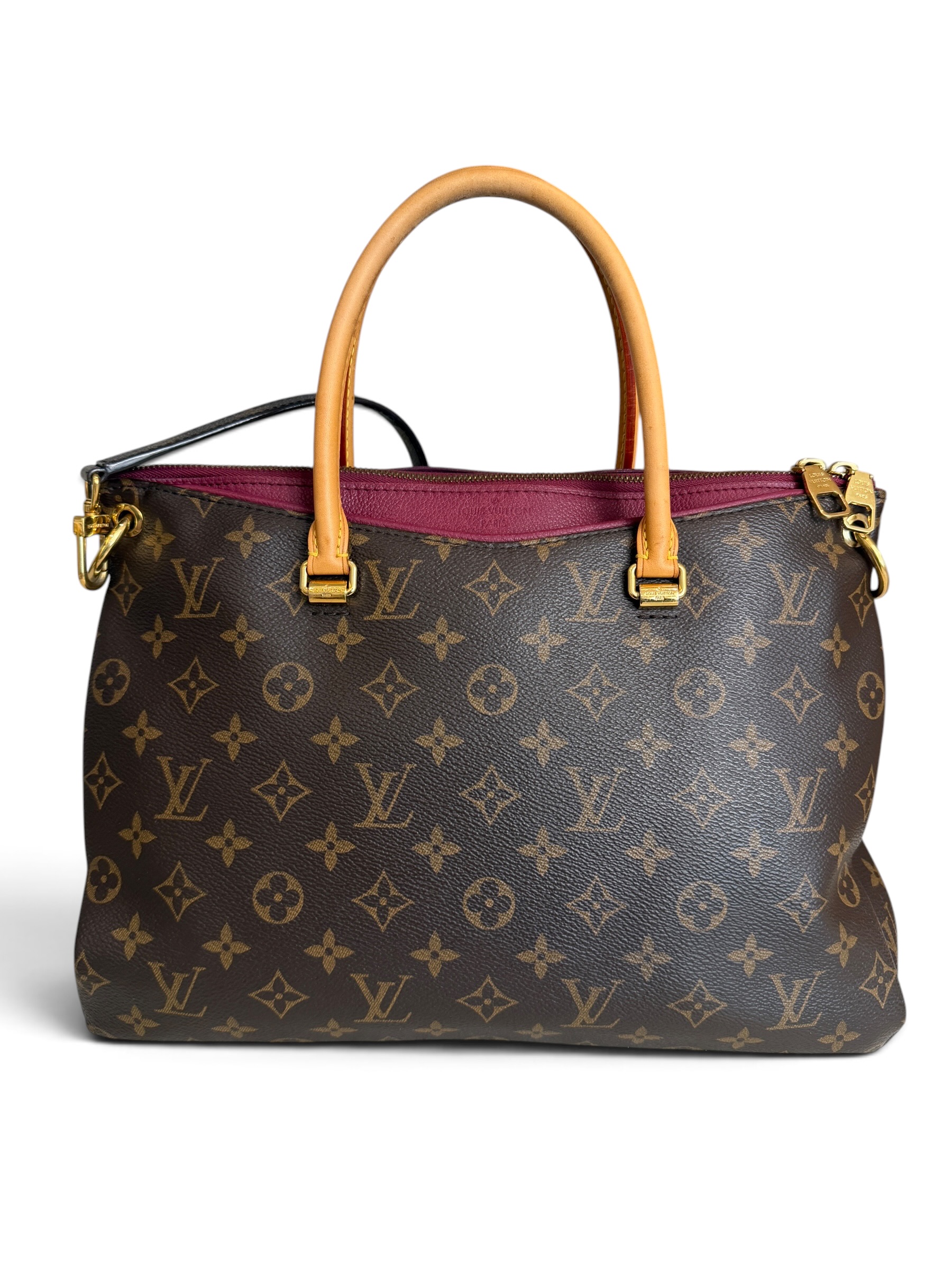 Louis Vuitton Monogram Pallas Tote Grape