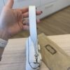 Gucci Nappa Vertical Matelasse Small Maxi Horsebit Chain Shoulder Bag White