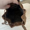 Prada Re-Nylon pouch Camel Brown