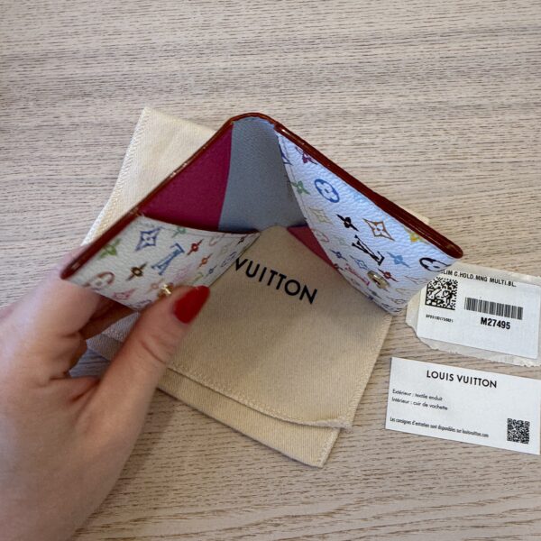 Louis Vuitton LV X TM Monogram Multicolor Slim Card Holder White
