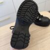Louis Vuitton Calfskin Patent Monogram Ruby Flat Ranger Boots 39 Black