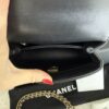 Chanel Calfskin Crystal Quilted Extra Mini Coco Handle Flap Black
