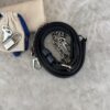 Louis Vuitton Metallic Empreinte Monogram Giant Speedy Bandouliere 20 Navy Nacre