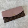 Louis Vuitton Damier Ebene Normandy Wallet Magnolia