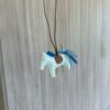 Hermes Milo Lambskin Grigri Rodeo Horse Bag Charm PM