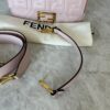 Fendi Nappa FF 1974 Embossed Baguette Rose