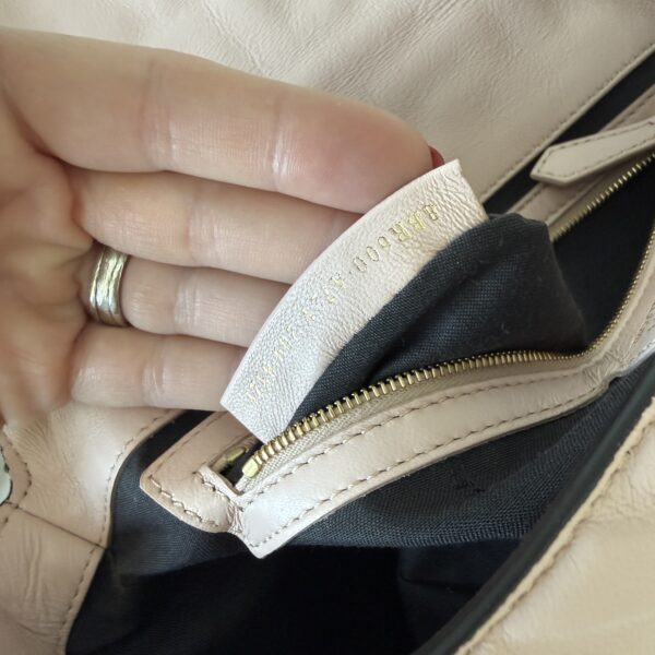 Fendi Nappa FF 1974 Embossed Baguette Rose