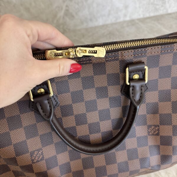 Louis Vuitton Damier Ebene Speedy 35 Bandouliere NM