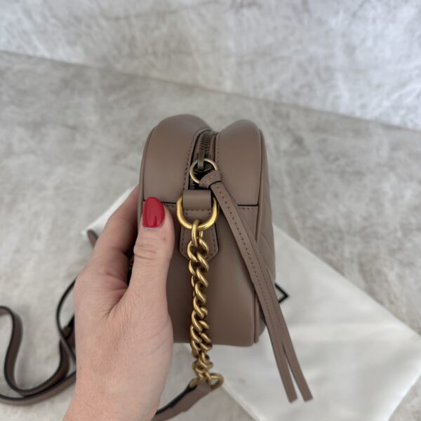 Gucci Matelasse Small GG Marmont Porcelain Rose