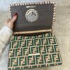 Fendi Leather Kan I F Logo Shoulder Bag