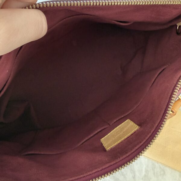 Louis Vuitton Monogram Pallas Clutch Grape