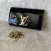 Louis Vuitton Patent Louise Clutch Black