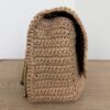 Saint Laurent (YSL) Raffia Calfskin Monogram Medium Niki Chain Satchel Natural