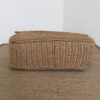Saint Laurent (YSL) Raffia Calfskin Monogram Medium Niki Chain Satchel Natural