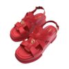 Louis Vuitton Maya Flatform Calfskin Slingback Sandals Women's Size:| IT 39