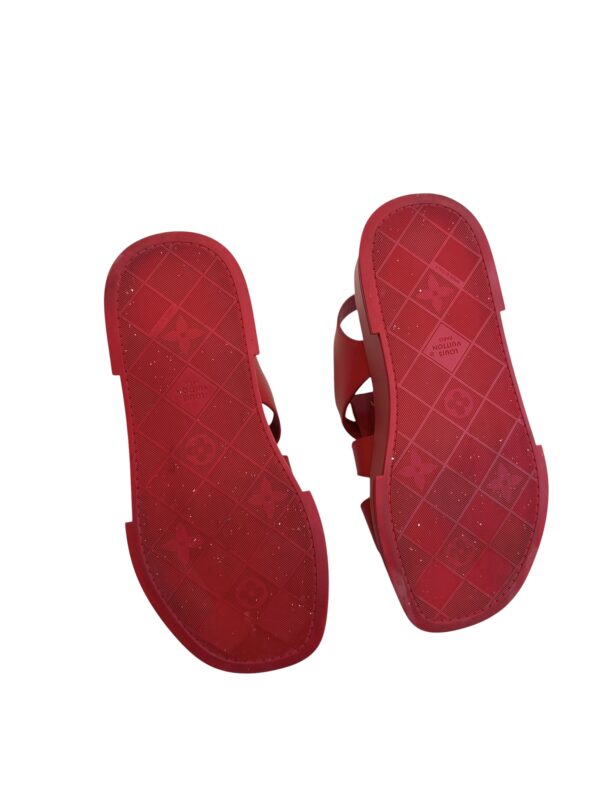 Louis Vuitton Maya Flatform Calfskin Slingback Sandals Women's Size:| IT 39