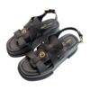 Louis Vuitton Maya Flatform Calfskin Slingback Sandals Women's Size:| IT 39