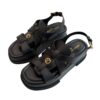 Louis Vuitton Maya Flatform Calfskin Slingback Sandals Women's Size:| IT 39