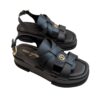 Louis Vuitton Maya Flatform Calfskin Slingback Sandals Women's Size:| IT 39