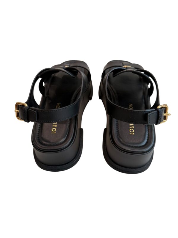 Louis Vuitton Maya Flatform Calfskin Slingback Sandals Women's Size:| IT 39