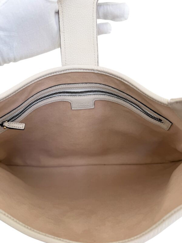 Gucci Goatskin Medium Aphrodite Shoulder Bag Mystic White
