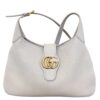 Gucci Goatskin Medium Aphrodite Shoulder Bag Mystic White
