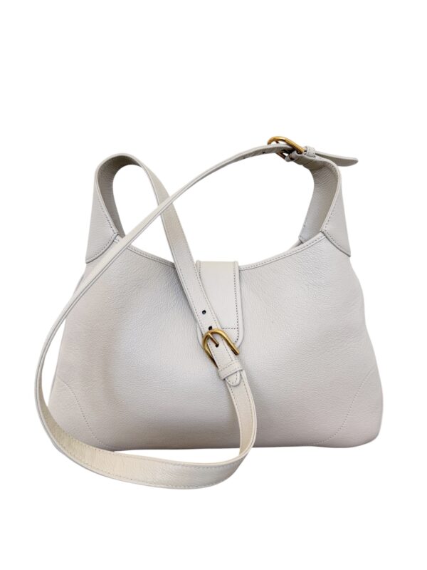 Gucci Goatskin Medium Aphrodite Shoulder Bag Mystic White