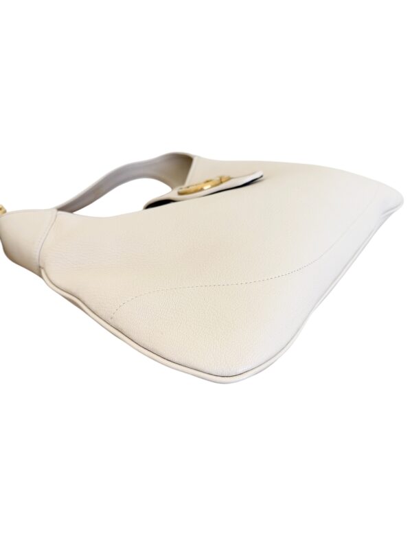 Gucci Goatskin Medium Aphrodite Shoulder Bag Mystic White