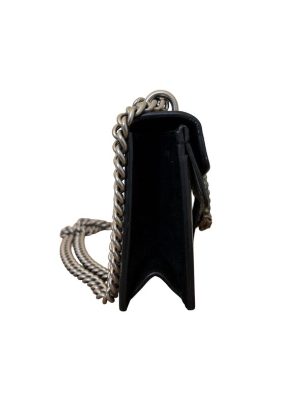 Gucci Dionysus Bag GG Coated Canvas with Crystal Embellished Metal Small Black