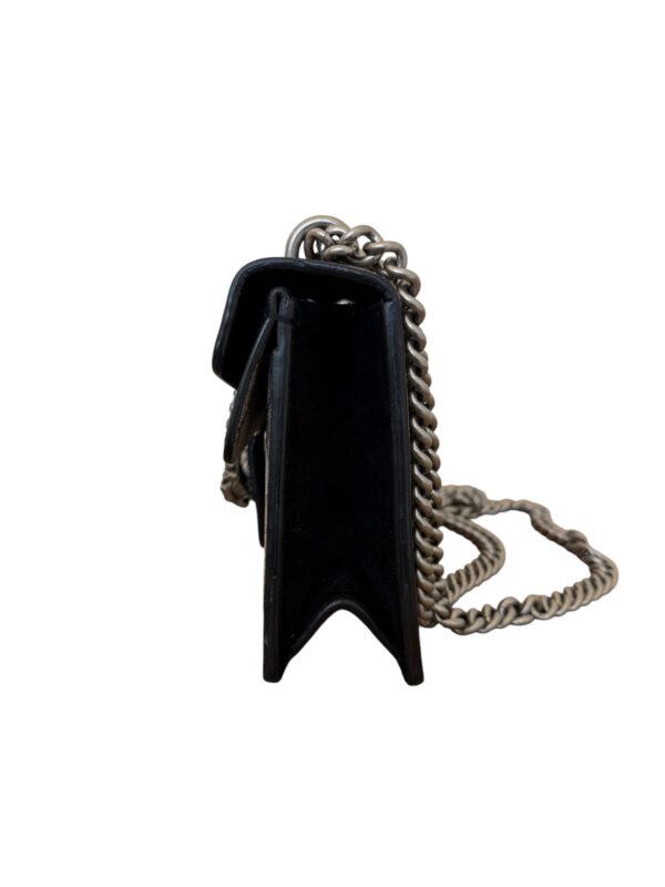 Gucci Dionysus Bag GG Coated Canvas with Crystal Embellished Metal Small Black