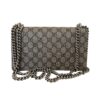 Gucci Dionysus Bag GG Coated Canvas with Crystal Embellished Metal Small Black