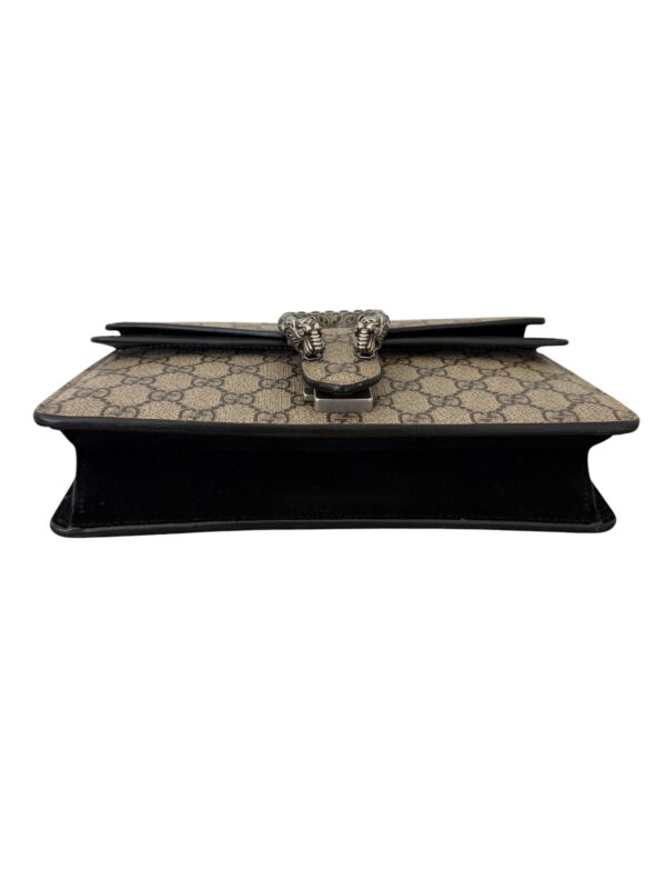 Gucci Dionysus Bag GG Coated Canvas with Crystal Embellished Metal Small Black