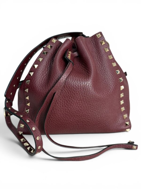 Valentino Garavani Rockstud Drawstring Crossbody Bag