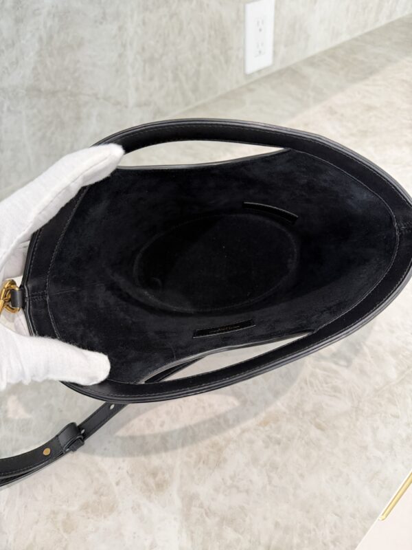 Saint Laurent (YSL) Celia Tote Leather Mini Black
