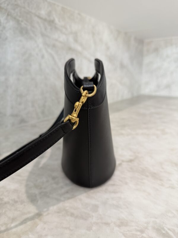 Saint Laurent (YSL) Celia Tote Leather Mini Black