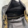 Saint Laurent (YSL) Lambskin Matelasse Monogram Medium Jamie 4.3 Black