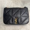 Saint Laurent (YSL) Lambskin Matelasse Monogram Medium Jamie 4.3 Black
