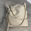 Saint Laurent (YSL) Lambskin Matelasse Large Jamie Pochon Crema Soft