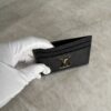 Louis Vuitton Taurillon Capucines Card Holder Black