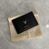 Louis Vuitton Taurillon Capucines Card Holder Black