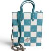 Louis Vuitton Sac Plat Bag Pencil Effect Damier Printed Leather XS