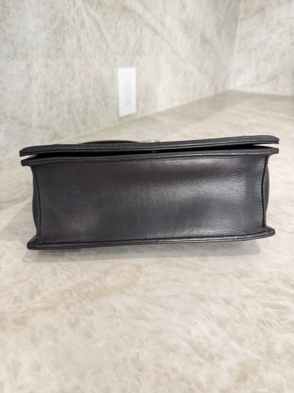 Christian Dior Lambskin Sequin Medium Diorama Flap Bag Black