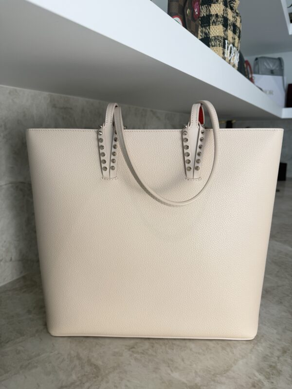 Christian Louboutin Cabata North South Zipped Tote Milk